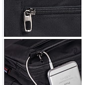 levne Pánské tašky-pánská crossbody kabelka fanny pack náprsní taška na opasek taška oxford látková venkovní denní zip obyčejná černá armáda zelená červená