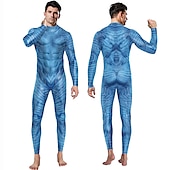 olcso Páros és csoportos jelmezek-párok zentai öltöny macska ruha bőr ruha avatar 2 a víz útja neytiri jake sully felnőttek cosplay jelmezek halloween férfi női szörny halloween karnevál