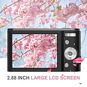 voordelige Digitale camera-digitale camera 1080p 48 megapixels vlogcamera met 16x zoom minicamera&#039;s videorecorder camcorder voor beginners kerst verjaardagscadeau