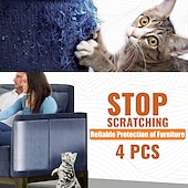 economico Accessori per divano-4 pezzi 14 * 48 cm divano gatto antigraffio guardie stuoia raschietto albero gatto graffiare artiglio post protector divano per gatti scratcher zampa pastiglie mobili per animali