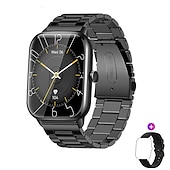 abordables Montres connectées-LIGE BW0449 Montre intelligente 1.9 pouce Smartwatch Montre Connectée Bluetooth Podomètre Rappel d&#039;Appel Moniteur de Fréquence Cardiaque Compatible avec Android iOS Femme Hommes Mode Mains-Libres