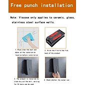 お買い得  ソープディスペンサー-シャワー用シャンプーディスペンサー、ウォールマウントソープ/シャンプー/ローションシャワーディスペンサーシステムクールマットブラックコンストラクションABS 1pcウォールマウントプッシュボタンハンドウォッシュマシン450ml