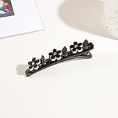 economico Accessori per acconciature-fermagli per capelli intrecciati in pietra di cristallo parkling con 3 piccoli fermagli fermaglio a becco d&#039;anatra a forma di perla fermaglio per capelli intrecciato con strass per donne/ragazze
