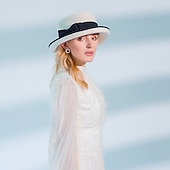 economico Cappelli da Festa-cappelli 100% lana cappello fedora casual tea party elegante con copricapo copricapo bowknot