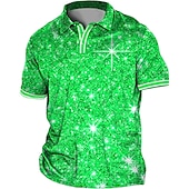 ieftine polo pentru bărbați mărimea plus-Bărbați Mărime Plus Tricou POLO Mare si inalt Scrisă Răsfrânt Imprimeu Manșon scurt Primavara vara Sport Modă Șic Stradă Designer În aer liber Stradă Topuri