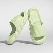  naisten tasopilvi tossut yksiväriset avoin varvas liukuesteet liukukengät sisäkylpykengät