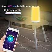 voordelige Slimme lampen-LED Slimme Lamp Tuya Touch Nachtlamp LED Aai Lamp Bedlamp Voedingslamp Bureau Lamp Touch Aai Sfeerlamp Cadeau