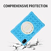 abordables Coques pour tablettes Samsung-Tablette Etuis coque Pour Samsung Galaxy Tab S8 11&#039;&#039; S6 Lite A7 A 8.0&quot; 2022 2021 2020 2019 Portable Poignée Porte-crayons Bande dessinée Dégradé de Couleur Armure Silicone Pour Enfants