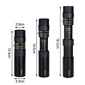 economico Telemetri e telescopi-mini monoculare retrattile 10-300x40mm a lungo raggio con ingrandimento zoom per la caccia di viaggio in campeggio e all&#039;aperto