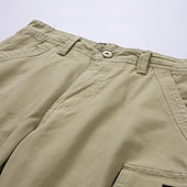 preiswerte Klassiker-Herren Cargo Shorts Kurze Hosen Shorts Kurze Hosen Multi Pocket Gerade geschnitten Bedruckt Einfarbig Komfort tragbar Knielänge Outdoor Täglich Sport Stilvoll Schwarz Blau