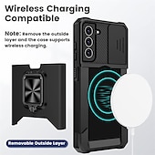 Χαμηλού Κόστους Samsung Θήκη-Θήκη Τηλεφώνου Για Samsung Galaxy S23 S22 S21 Plus Ultra A54 A34 A14 Θήκη Πίσω με Κάτοχο Δαχτυλιδιού Ολόκληρης Σώματος Προστατευτική Θωράκιση TPU PC