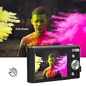 voordelige Digitale camera-digitale camera 1080p 48 megapixels vlogcamera met 16x zoom minicamera&#039;s videorecorder camcorder voor beginners kerst verjaardagscadeau