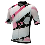 abordables Maillots pour hommes-21Grams Homme Maillot Velo Cyclisme Manche Courte Cyclisme Top avec 3 poches arrière VTT Vélo tout terrain Vélo Route Respirable Evacuation de l&#039;humidité Séchage rapide Bandes Réfléchissantes Jaune