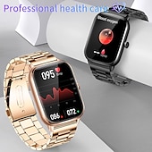 abordables Montres connectées-LIGE BW0449 Montre intelligente 1.9 pouce Smartwatch Montre Connectée Bluetooth Podomètre Rappel d&#039;Appel Moniteur de Fréquence Cardiaque Compatible avec Android iOS Femme Hommes Mode Mains-Libres