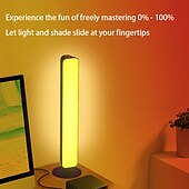 cheap Smart Lights-LED Smart Light Bar with Control Ambiance Mood Lighting Bedroom Atmosphere Lamp Electric Competition Computer Pickup Atmosphere Lamp IR Remote Control USB 2 Packs