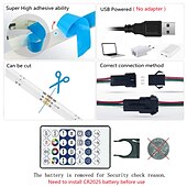 cheap WiFi&amp;Music Control-LED Strip Lights 1m-30m RGBIC WS2812b Bluetooth App Control Chasing Effect Lights Flexible Tape Diode Ribbon TV BackLight Room Decorate