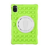 halpa lenovon kotelot-Tabletti kotelot kuoret Käyttötarkoitus Lenovo Tab M10 HD M10 FHD Plus P11 (Plus) TB-J606 J607 J616 Kannettava Kahva Kynäteline Piirretty Väri kaltevuus Panssari Silikoni Lapsille