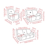 billige Recliner og lenestol-1 sete fløyel lenestoltrekk, stretch jacquard lenestoltrekk for 1 pute lenesofa, 1 sete lenestol sofatrekk, veldig myk, maskinvaskbar