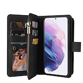 お買い得  その他のスマホケース-電話 ケース 用途 グーグル Pixel 7 Pixel 7 Pro Pixel 6 Pixel 6 Pro ウォレットカードケース バンパーフレーム 全身保護 耐埃 ソリッド TPU PUレザー