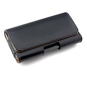 cheap Universal Phone Bags-Leather Phone Belt Case 7.2/6.5/6.2/5.2&#039;&#039; Waist Bag Magnetic Vertical Phone Case for iPhone 14 Pro Max 13 12 11 Pouch Cover Belt Clip
