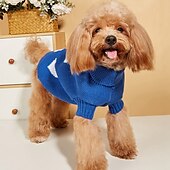 billiga Rockar-Hund Katt Kappor Tröjor Jakke Valpkläder Jumper Prinsessa Romantisk Ljuv Vinter Varm Mjuk Bekväm Tjock alla hjärtans dag Alla hjärtans dag Ledigt / vardag Hundkläder for Bulldogg Shiba Inu Cocker
