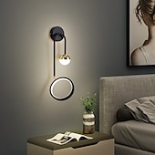 baratos Iluminação de Parede LED-lightinthebox lâmpadas de parede led 13w lâmpada led preta simplicidade moderna criativa iluminação interna luzes de parede rotação de 180 graus para quarto sala de estar corredor de escritório