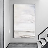 preiswerte Abstrakte Gemälde-Handgefertigtes handgemaltes Ölgemälde Wand moderne Mode abstrakte weiße Leinwand Malerei Heimdekoration Dekor gerollte Leinwand Gemälde