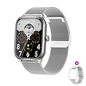 abordables Montres connectées-LIGE BW0449 Montre intelligente 1.9 pouce Smartwatch Montre Connectée Bluetooth Podomètre Rappel d&#039;Appel Moniteur de Fréquence Cardiaque Compatible avec Android iOS Femme Hommes Mode Mains-Libres