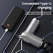 levne Masáž celého těla-Portabilní masážní pistole vysokofrekvenční vibrační masážník na celé tělo hluboká relaxace úleva od svalové bolesti fitness masážník dárek na Valentýna