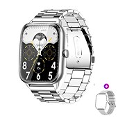 abordables Montres connectées-LIGE BW0449 Montre intelligente 1.9 pouce Smartwatch Montre Connectée Bluetooth Podomètre Rappel d&#039;Appel Moniteur de Fréquence Cardiaque Compatible avec Android iOS Femme Hommes Mode Mains-Libres