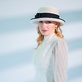 economico Cappelli da Festa-cappelli 100% lana cappello fedora casual tea party elegante con copricapo copricapo bowknot
