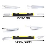 cheap Watch Repair Tools-6pcs Metal Crowbar Set, Small Metal Spudgers, Opening Pry Tools, Disassembly Tools For Mobile Phones And Digital Home Appliances