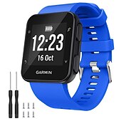 economico Cinturini per orologi Garmin-Cinturino per orologio Garmin Forerunner 35, cinturino di ricambio in silicone per Approach S10, cinturino sportivo traspirante