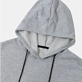 billiga 3D Mönster-Herr Blommig Grafiska tryck Huvtröja Huvtröjor Tröja Streetwear Grundläggande Långärmad Huva Sport &amp; Utomhus Dagligen Sport Vit Grå Vår &amp; Höst Designer
