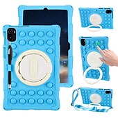 abordables Coques pour tablettes Samsung-Tablette Etuis coque Pour Samsung Galaxy Tab S8 11&#039;&#039; S6 Lite A7 A 8.0&quot; 2022 2021 2020 2019 Portable Poignée Porte-crayons Bande dessinée Dégradé de Couleur Armure Silicone Pour Enfants
