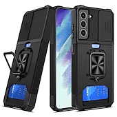 Χαμηλού Κόστους Samsung Θήκη-Θήκη Τηλεφώνου Για Samsung Galaxy S23 S22 S21 Plus Ultra A54 A34 A14 Θήκη Πίσω με Κάτοχο Δαχτυλιδιού Ολόκληρης Σώματος Προστατευτική Θωράκιση TPU PC