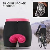 cheap Women&#039;s Underwear &amp; Base Layer-Women&#039;s Cycling Underwear Cycling Padded Shorts  Summer Polyester Bike Underwear Shorts Padded Shorts / Chamois 3D Pad Quick Dry Moisture Wicking Sports Patchwork Black / Pink / Black+White Mountain