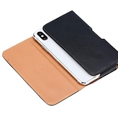 cheap Universal Phone Bags-Leather Phone Belt Case 7.2/6.5/6.2/5.2&#039;&#039; Waist Bag Magnetic Vertical Phone Case for iPhone 14 Pro Max 13 12 11 Pouch Cover Belt Clip