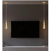 olcso Sziget lámpák-led függőlámpa konyhai lámpatestek mennyezeti led modern arany függőlámpa mini könnycsepp kristály függőlámpa konyhaszigethez hálószoba folyosó bejáratához (1 csomag)