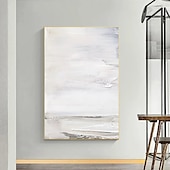 preiswerte Abstrakte Gemälde-Handgefertigtes handgemaltes Ölgemälde Wand moderne Mode abstrakte weiße Leinwand Malerei Heimdekoration Dekor gerollte Leinwand Gemälde