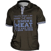 cheap Men&#039;s Plus Size Polo-Men&#039;s Plus Size Polo Shirt Big and Tall Letter Turndown Print Short Sleeve Spring &amp; Summer Sports Fashion Streetwear Designer Outdoor Street Tops