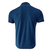 voordelige basis t-shirts-Voor heren T-shirt Coltrui Korte mouw Hoge nek Zomer Effen Stijlvol Modern eigentijds Comfortabel Vakantie Uitgaan Casual / Dagelijks Koffie Top T-shirt voor mannen