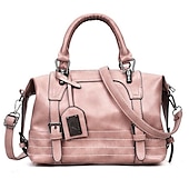 cheap Handbag &amp; Totes-Women&#039;s Faux Leather Satchel Handbag - Perfect for Daily Use, Work, and Travel
