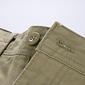 preiswerte Klassiker-Herren Cargo Shorts Kurze Hosen Shorts Kurze Hosen Multi Pocket Gerade geschnitten Bedruckt Einfarbig Komfort tragbar Knielänge Outdoor Täglich Sport Stilvoll Schwarz Blau