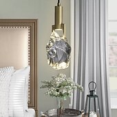 cheap Island Lights-28cm LED Pendant Light Geometric Shapes Island Light Metal Artistic Style Vintage Style Modern Style Artistic Nordic Style 85-265V