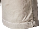 cheap Work Shorts-Men&#039;s Dress Shorts Work Shorts Casual Shorts Golf Shorts Pocket Straight Leg Solid Colored Comfort Wearable Knee Length Outdoor Daily Streetwear Stylish Black Pink