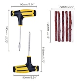 ieftine Unelte de Reparație Auto-set de instrumente pentru repararea anvelopelor auto kit de reparare a perforației anvelopelor fără cameră Set de instrumente de fixare instrument de înlocuire a anvelopelor de biciclete instrument de