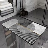 economico Tappeto bagno assorbente-tappetino da bagno in terra di diatomee antiscivolo super assorbente porta del WC tappetino ad asciugatura rapida tappetino per porta d&#039;ingresso tappetino antiscivolo