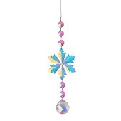 economico Acchiappasogni-Fiocco Di Neve Acchiappasogni Di Cristallo Acchiappasole Campanelli Eolici Regalo Fatto A Mano Campanelli Eolici Ornamento Da Appendere A Parete Decorazioni Per Esterni