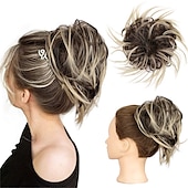 abordables Chignons-ébouriffé chignon désordonné chignon postiche extension de cheveux queue de cheval avec élastique élastique chignon queue de cheval postiche extensions de cheveux synthétiques chouchous queue de